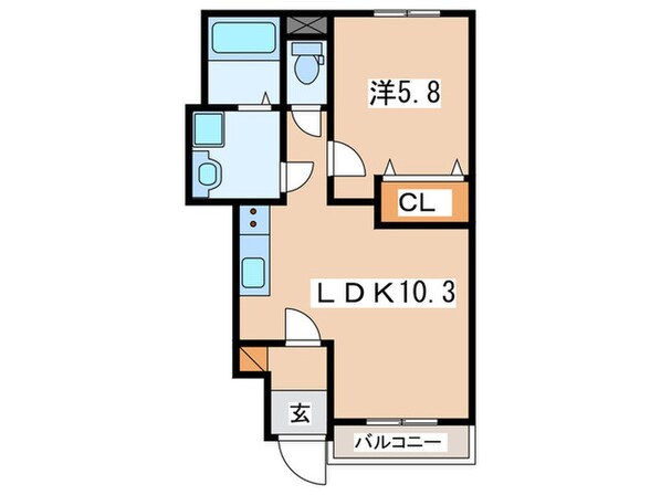 ベルストリームの物件間取画像